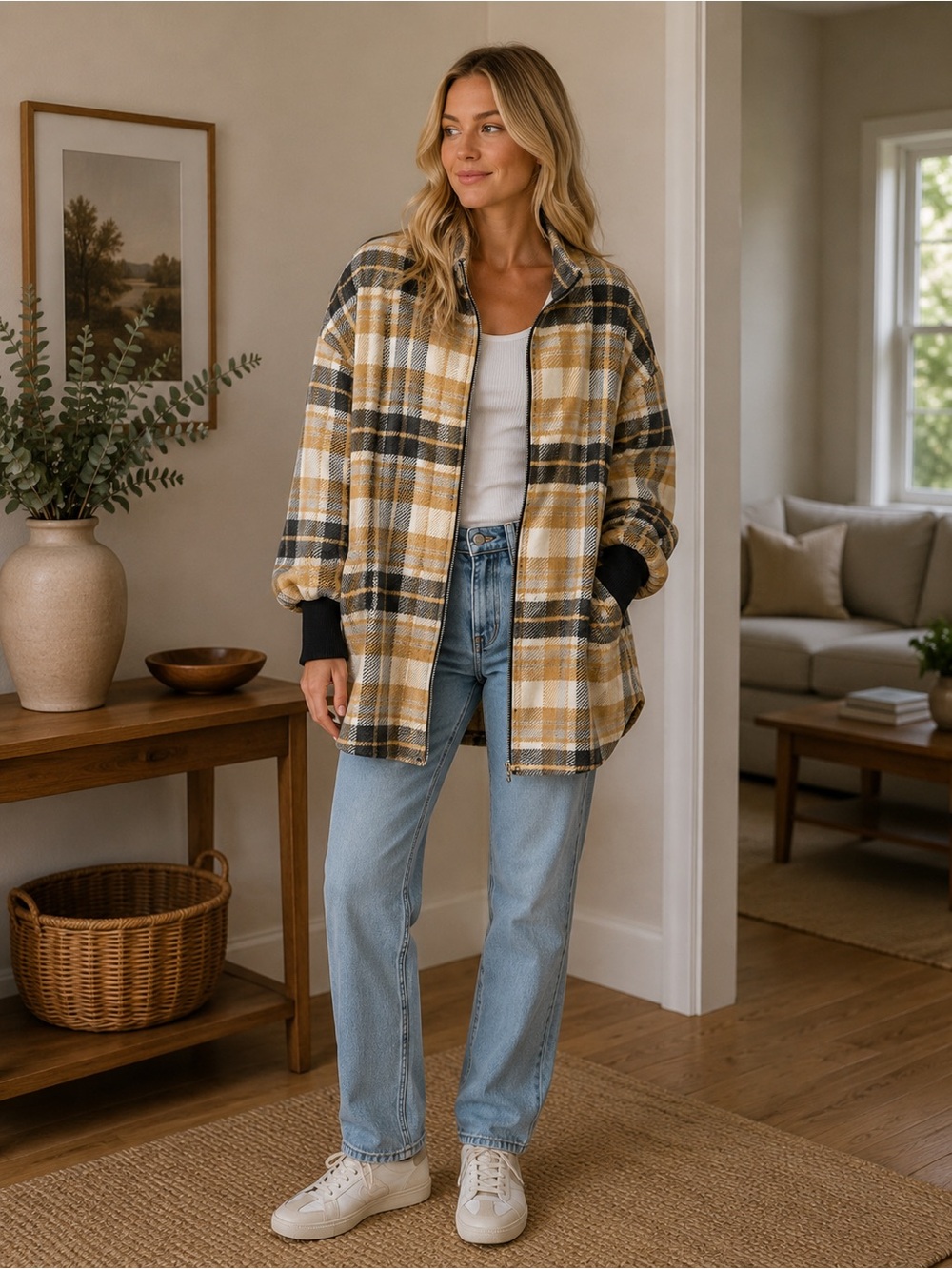 BB Dakota by Steven Madden Plaid Jacket